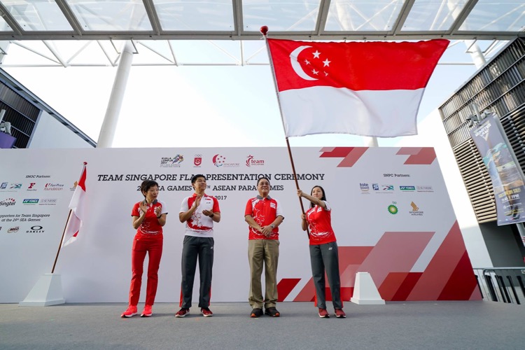 Shooter Jasmine Ser will be the flag bearer for the Singapore contingent at the upcoming SEA Games in Malaysia. (Photo courtesy of SNOC) 