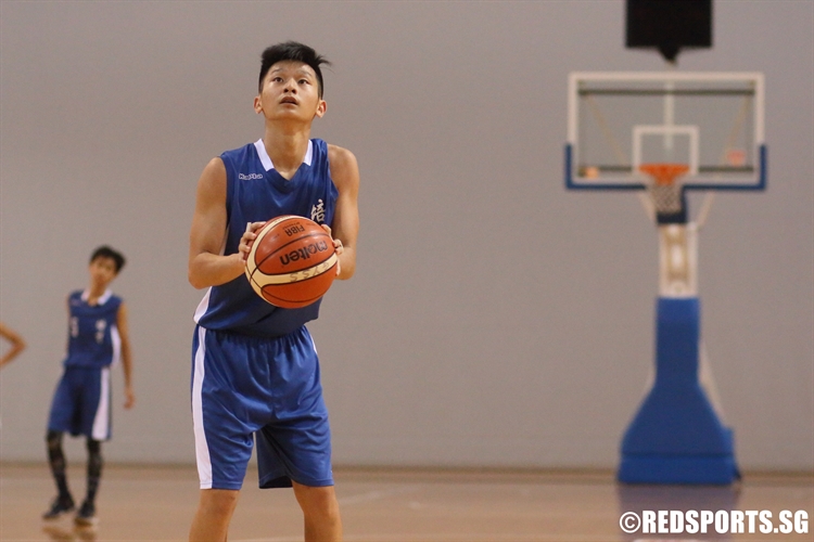 Tan Chao Khon (PCS #12) at the free throw line. (Photo 12 © Dylan Chua/Red Sports)