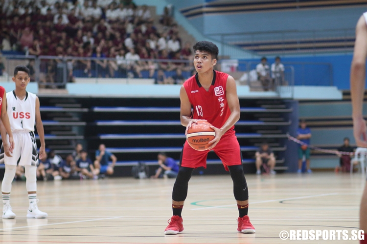 Shafiq (JSS #13) at the free throw line. (Photo 14 © Dylan Chua/Red Sports)