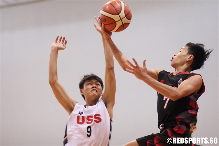 Amos Tai (NV #7) goes for a lay-up against Unity. (Photo 3 © Dylan Chua/Red Sports)
