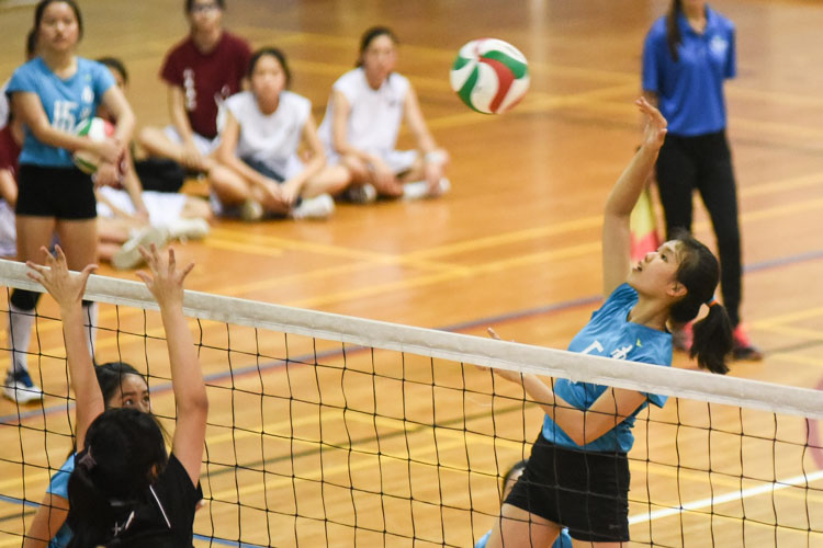 Grace Tan (NYGHS #5) in action during the match. (Photo © Stefanus Ian/Red Sports)