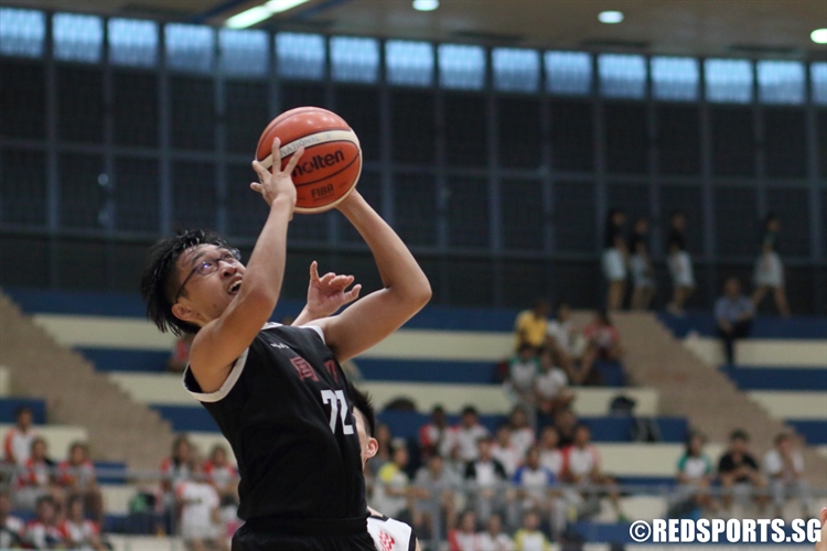 Jonathan Gan (NJC #72) goes for a wide open lay-up. (Photo 7 © Dylan Chua/Red Sports)