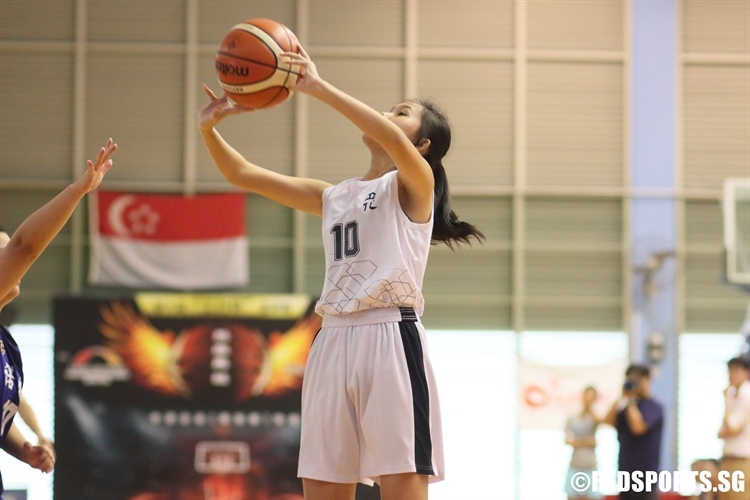Loh Mei Ling (RV #10) fires a jump-shot. (Photo  © Chan Hua Zheng/Red Sports)