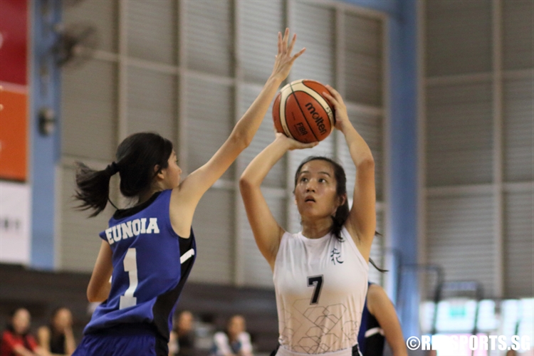 Petra Ng (RV #7) pulls up for a shot over the defense. (Photo  © Chan Hua Zheng/Red Sports)