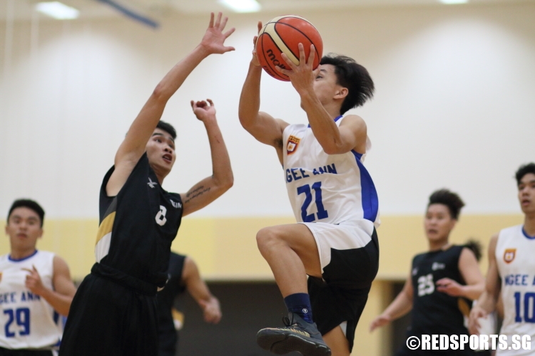 Wu Ming Ming (NP #21) elevates for a transition lay-up. (Photo  © Chan Hua Zheng/Red Sports)