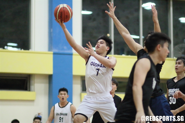 Kelvin Frany (ACSO #7) elevates for a lay-up over the defense. He poured in a game-high 16 points in the loss. (Photo  © Chan Hua Zheng/Red Sports)