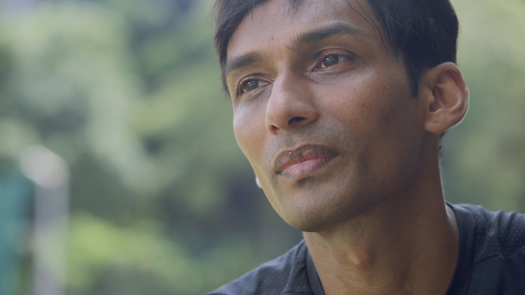 A screenshot of UK Shyam from the mini documentary produced by Run and Gun Media for Ethos Books. (Photo 1 courtesy of Ethos Books)