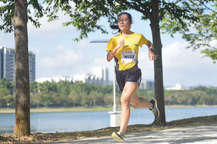 Kylie Tan of Cedar Girls' Secondary finished second in the U17 Girls' category. (Photo 3 © Iman Hashim/Red Sports)