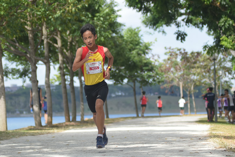 Jacob Tan of HCI finished third in the U14 Boys' category. (Photo 1 © Iman Hashim/Red Sports)