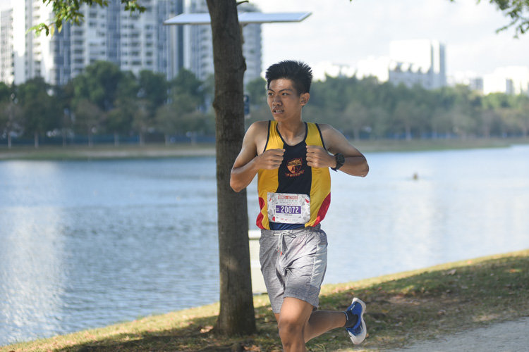 Chen Zhao of Anglo-Chinese Junior College finished in 21st place. (Photo 10 © Iman Hashim/Red Sports)