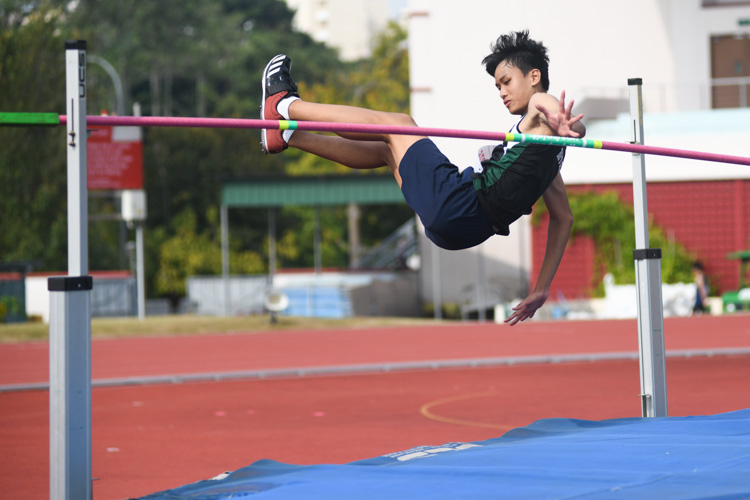 Benjamin Seah of RI came in second with a height of 1.78 metres. (Photo 1 © Stefanus Ian/Red Sports)