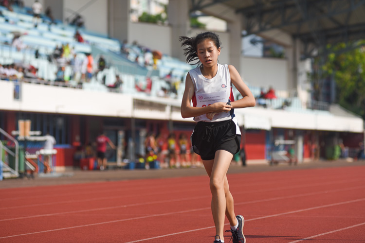 Brina Goh of Dunman High School finished in fifth place. (Photo 5 © Iman Hashim/Red Sports)