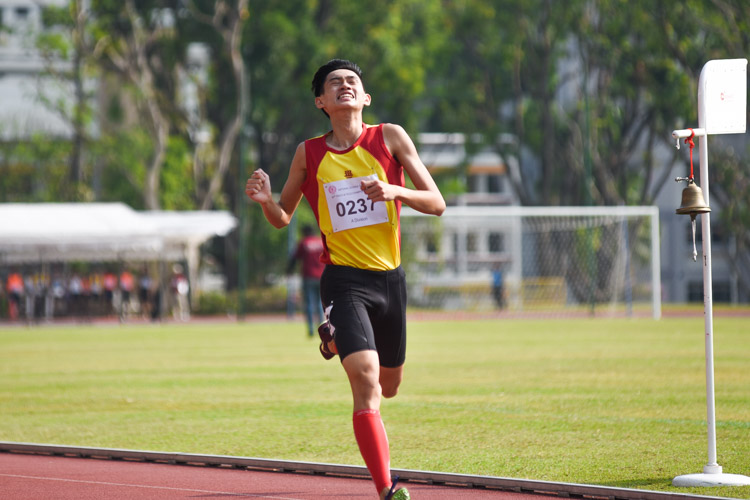 Chua Jia Wei of HCI finished in second place with a timing of 2:02.98. (Photo 7 © Iman Hashim/Red Sports)
