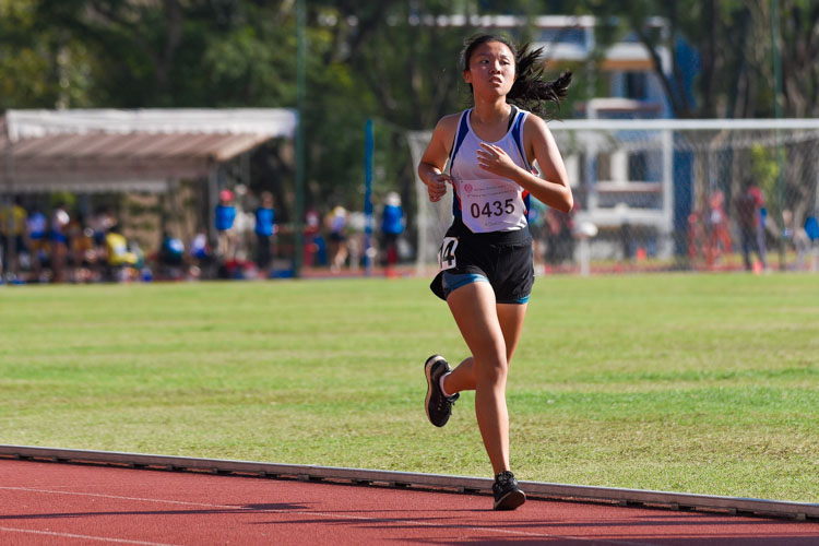 Annissa Chan of Dunman High School placed 14th. (Photo 12 © Iman Hashim/Red Sports)