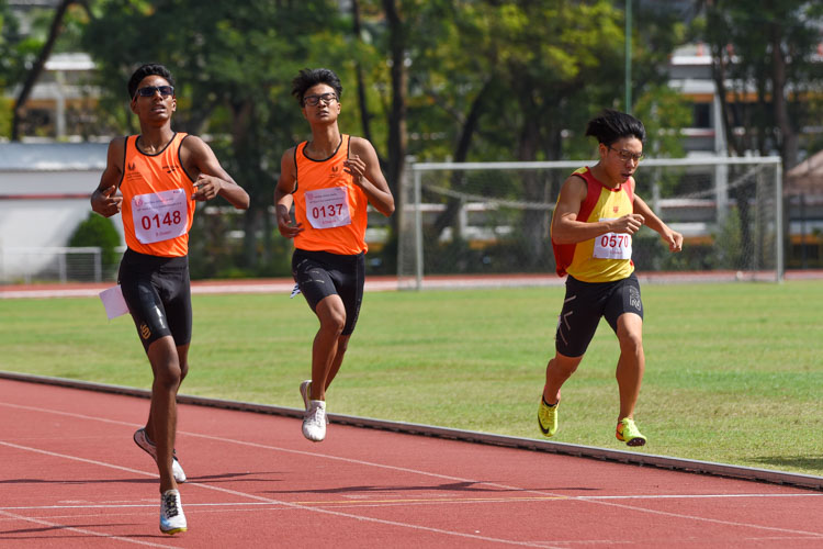 Raam Kumar Muthukumaran (#148) of Singapore Sports School emerged the champion. (Photo 5 © Iman Hashim/Red Sports)
