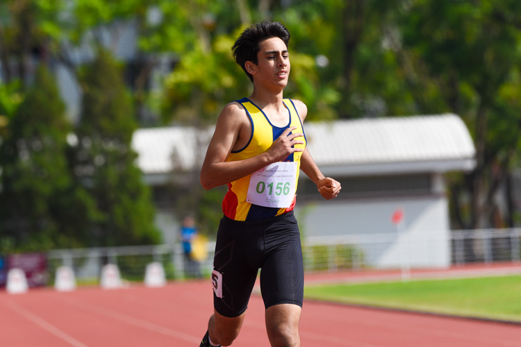 Rayan Bagheri Aghdam (#156) of ACS(I) finished second in 54.81s. (Photo 5 © Iman Hashim/Red Sports)