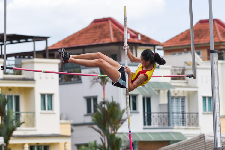 Tham Mei Shuen of HCI came in fourth with a final jump of 2.80m. (Photo 13 © Iman Hashim/Red Sports)