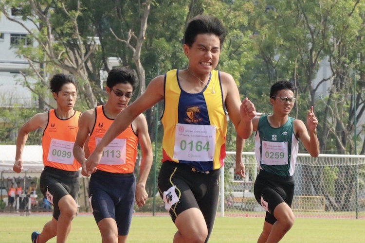 Xavier Tan of ACS(I) clinched the gold medal with a timing of 24.03 seconds, breaking his personal best of 24.56 seconds. 