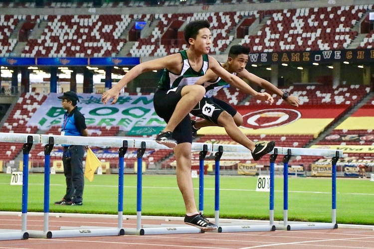 Brandon Ang Li Yang of Raffles Institution placed fourth with a timing of 15.45. Fellow RI teammate Hayden Audy Bin Haslizal placed 5th with timing of 15.57.
