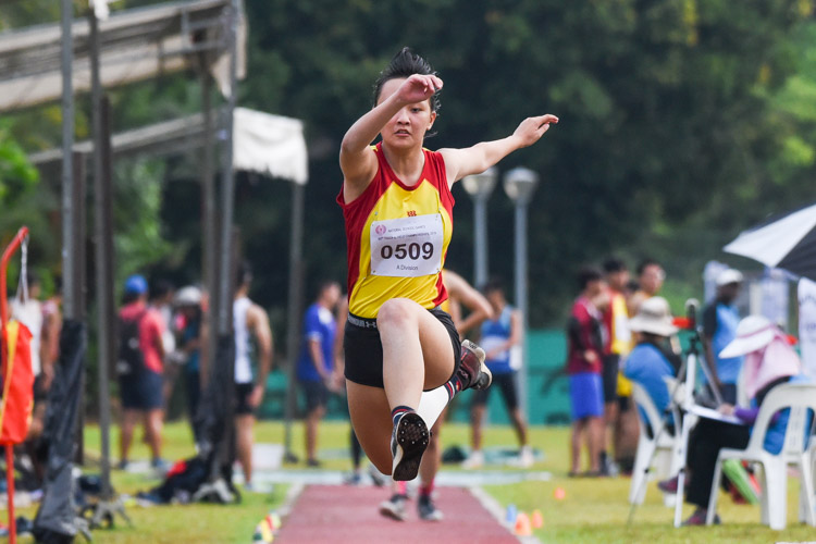 Joanne Soh of HCI claimed the bronze with a best jump of 10.81m. (Photo 8 © Iman Hashim/Red Sports)