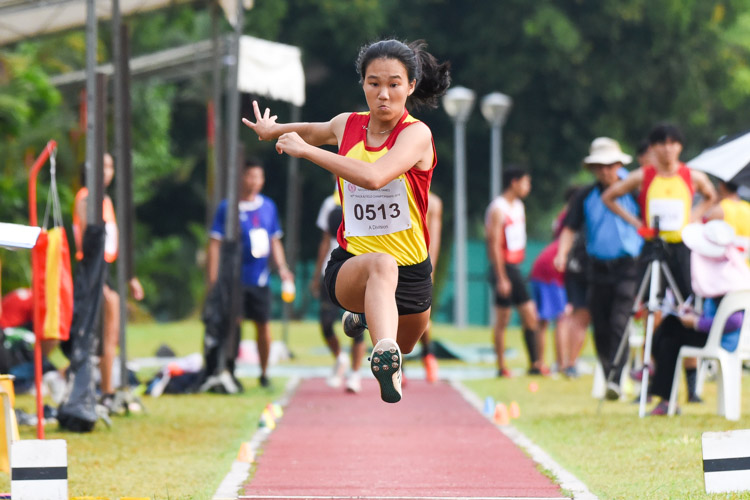 Kelly Chan of HCI took fourth place with 10.79m. (Photo 11 © Iman Hashim/Red Sports)