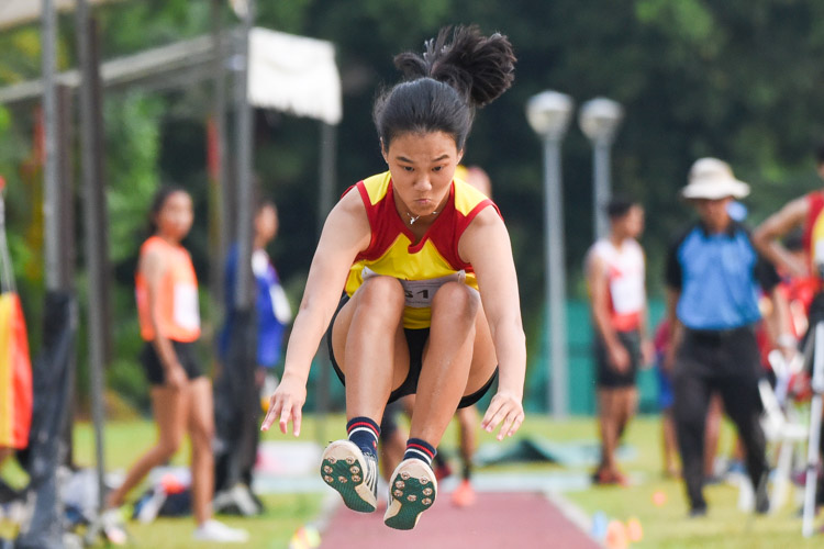 Kelly Chan of HCI took fourth place with 10.79m. (Photo 12 © Iman Hashim/Red Sports)