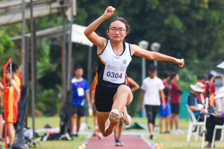 Cham Jay Yin of Eunoia Junior College came in sixth with 10.61m. (Photo 16 © Iman Hashim/Red Sports)