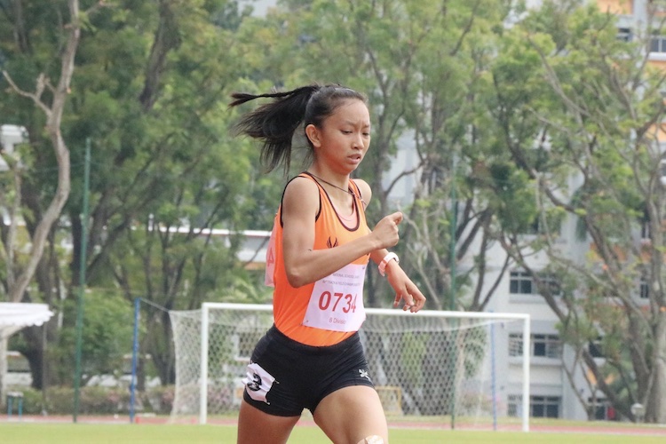 Tyeisha Rene Misson Khoo of Singapore Sports School placed first with a timing of 1:06.