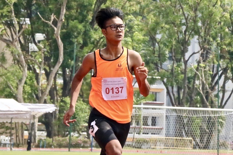 Irsyad B Mohammad Said of Singapore Sports School stopped the clock with a timing of 57.09s.