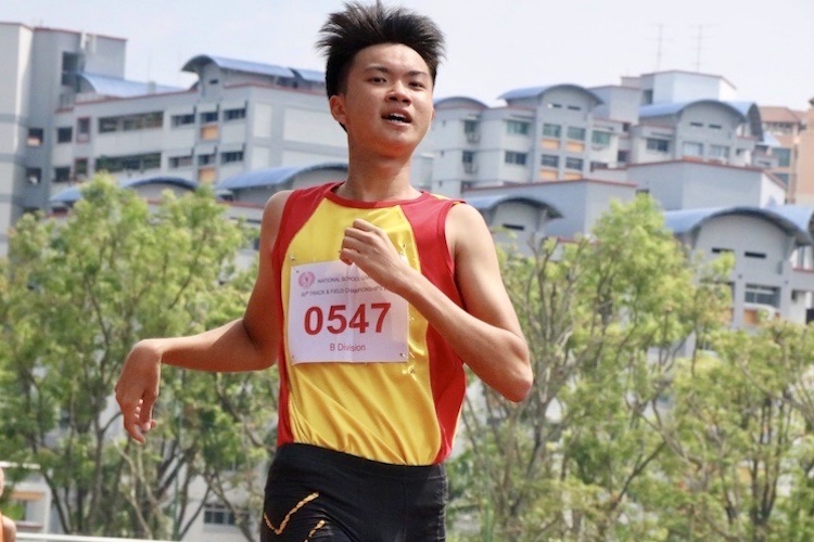 Damien Koh Chengjun of Hwa Chong Institution placed third with a timing of 58.88s.