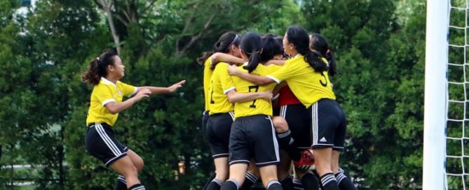 VJC head to National Schools A Division Girls' Football Championship final after penalty shoot-out against HCI. (Photo 18 © Clara Lau/REDintern)