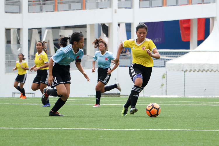 VJC head to National Schools A Division Girls' Football Championship final after penalty shoot-out against HCI. (Photo 9 © Clara Lau/REDintern)