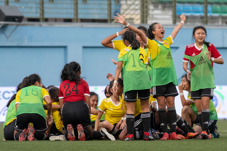 VJC defeated SAJC 3-0 to retain their title as A Division Football Girls champions.