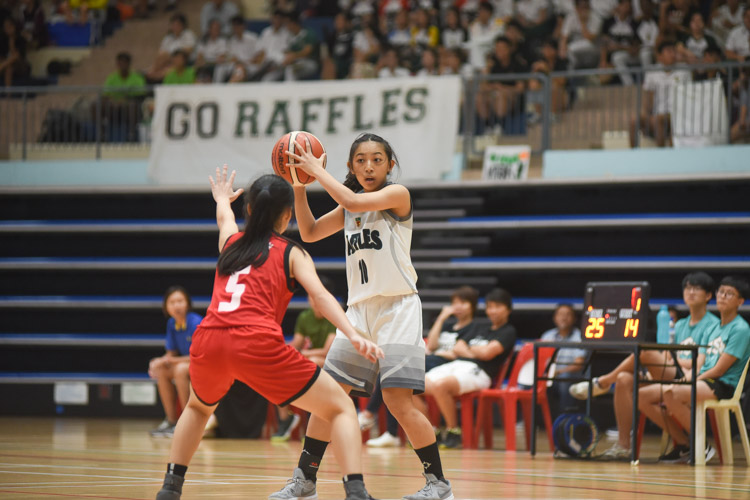 Mabel Ong (RI #10) looks for her teammates. (Photo 1 © Iman Hashim/Red Sports)