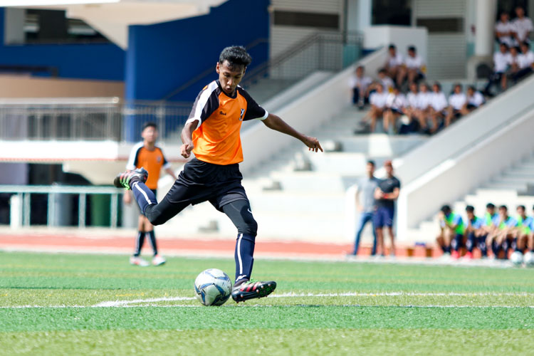 Naeemur Rahman (SAJC #14) scoring the first goal of the game. (Photo 7 © Clara Lau/REDintern)