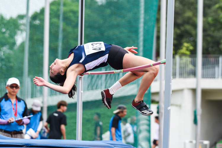 Valerie Cheong of SMU settled for silver in the Women's high jump after a countback. (Photo ! © Iman Hashim/Red Sports)