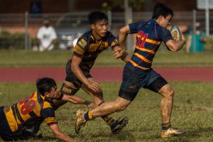 Line break and run by ACS(BR) player Brandon Chan (right). (Photo 9 © Bryan Foo/Red Sports)