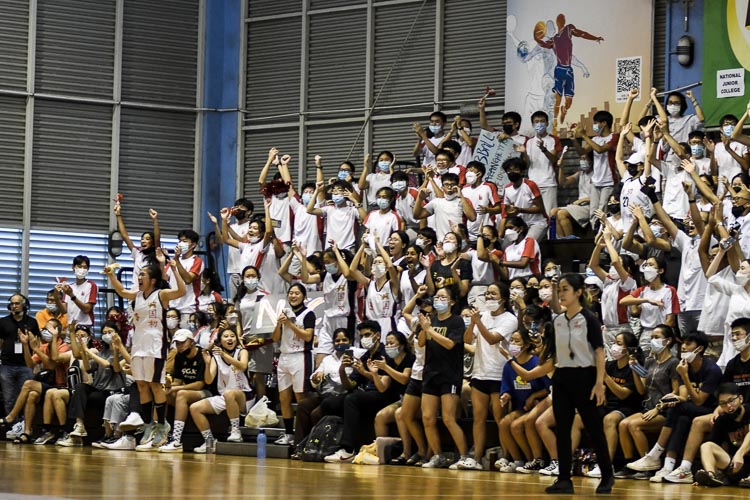 The NJC crowd breaks into raptures at the end of the game. (Photo 1 © Iman Hashim/Red Sports)
