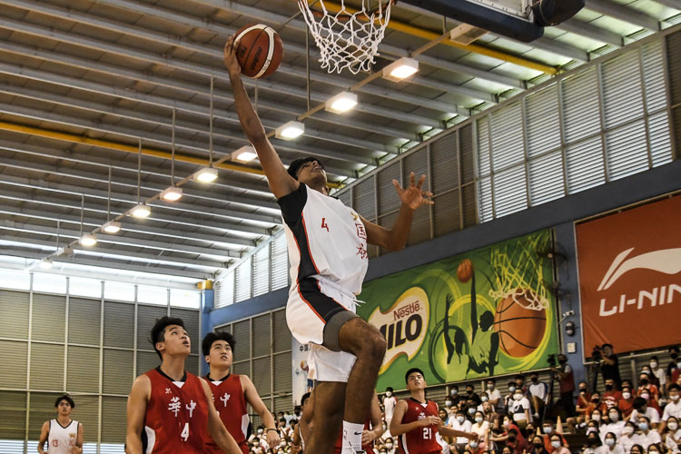 Matthew George (NJC #4) goes for the lay-up. (Photo 1 © Iman Hashim/Red Sports)
