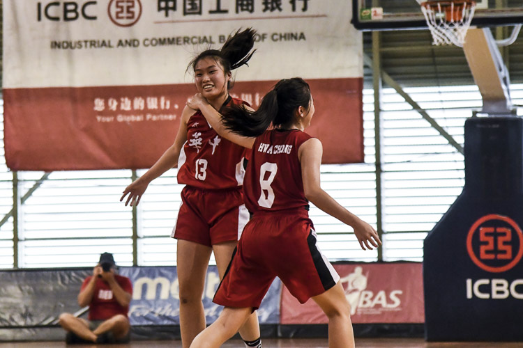 HCI beat a gritty NJC side 44-30 to claim their first A Div girls' basketball title in seven years. (Photo 1 © Iman Hashim/Red Sports)