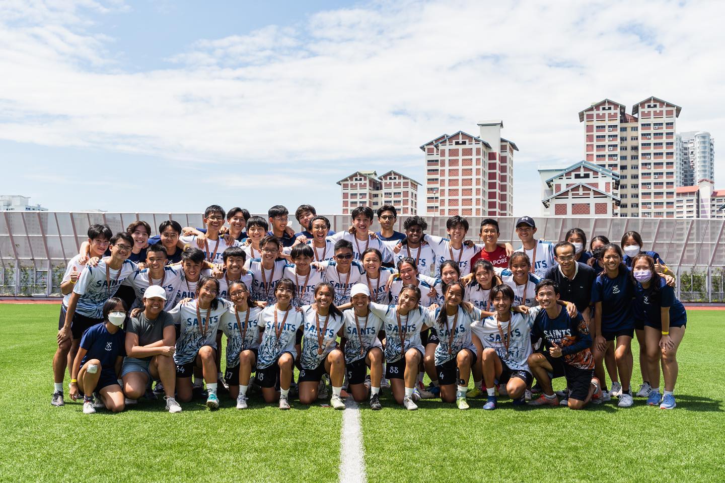 Inter-JCs #Ultimate: St. Andrew’s Junior College (pic) finished third in the tournament after beating Raffles Institution 8-4 in the 3rd/4th placing match. 

Story to come on REDSPORTS.SG. (Photo by Bryan Foo/Red Sports)