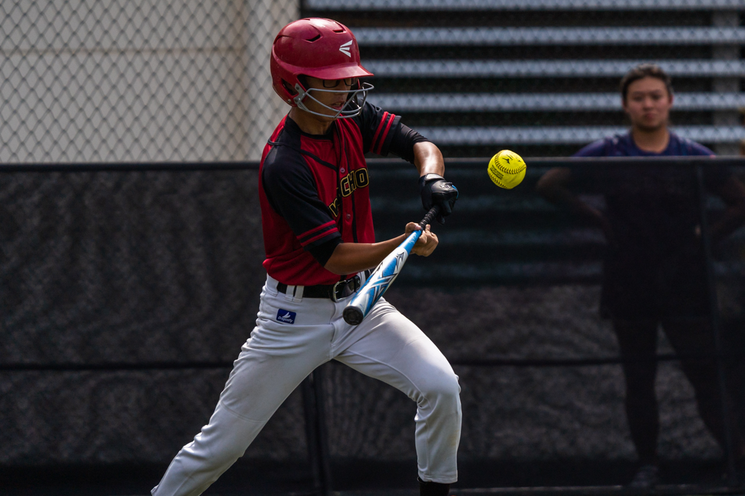 HCI player on bat. (Photo X © Bryan Foo/Red Sports)