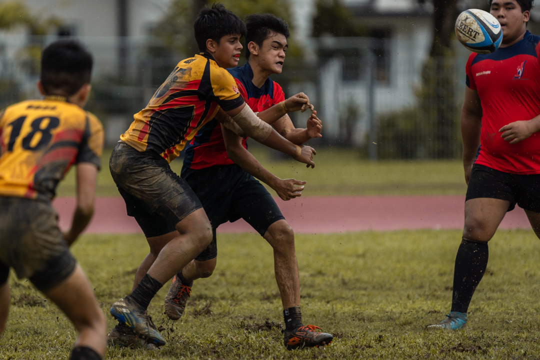 Junyuan Secondary School (JYSS) beat Bukit Batok Secondary School (BBSS) 41-0 on aggregate to finish third in the Bowl. (Photo X © Bryan Foo/Red Sports)