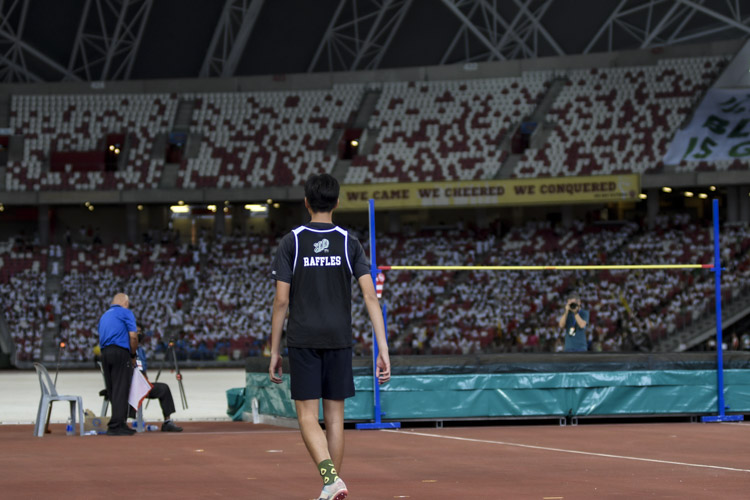 RI's Rei Tan, the C Division and national U15 record holder in the event, took silver with 1.88m on his B Div high jump debut. (Photo 1 © Iman Hashim/Red Sports)